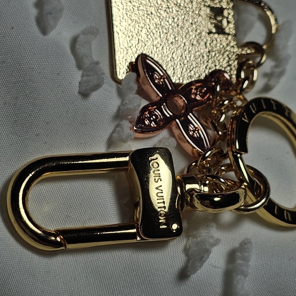 Louis Vuitton Gold and Rose Gold Bag Charm - Picture 6 of 9